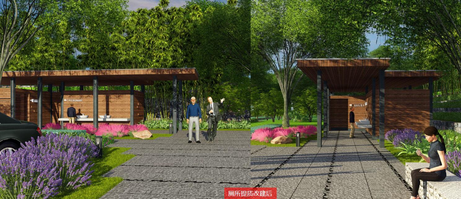 萬(wàn)州區(qū)青杠榜高速路口廁所改建后